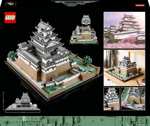LEGO Architecture Burg Himeji, Modellbausatz für Erwachsene, Wahrzeichen-Kollektion, Set für Fans kreativer Gartenarbeit und japanischer Kultur, mit Kirschblütenbaum, Geschenk für Sie und Ihn 21060
