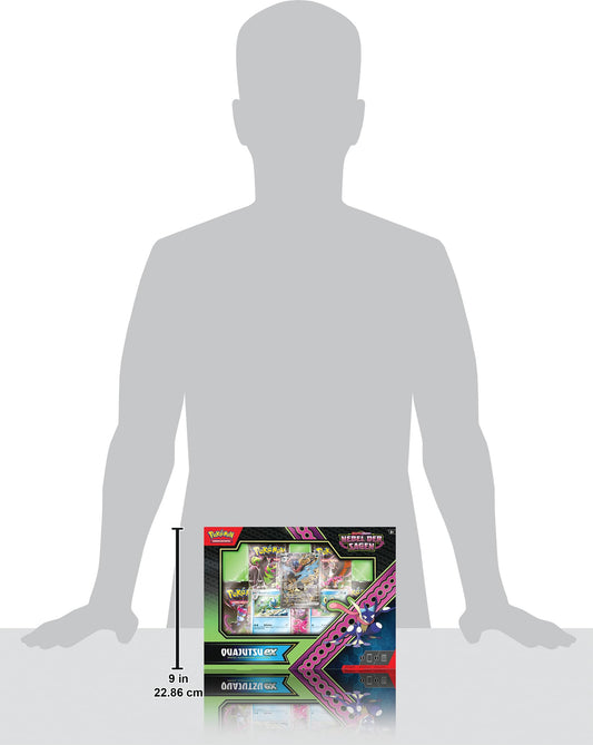 Pokémon-Sammelkartenspiel: Spezial-Illustrations-Kollektion Karmesin & Purpur – Nebel der Sagen: Quajutsu-ex: 1 holografische Vollbild-Promokarte, 2 holografische Karten & 5 Boosterpacks (Deutsch)