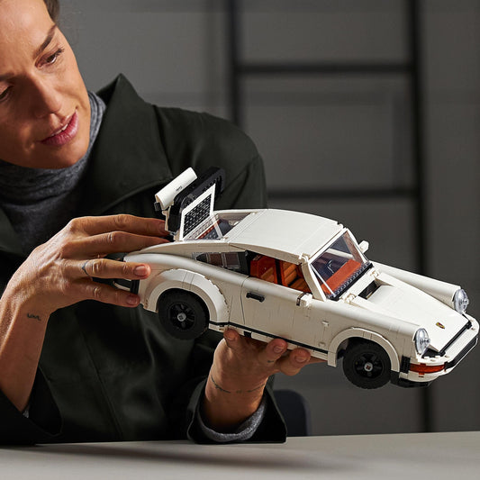 LEGO Icons Porsche 911 Modellauto für Erwachsene, Rennauto Modellbausatz zum Sammeln 10295