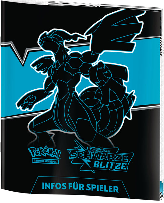 Pokémon-Sammelkartenspiel: Top-Trainer-Box Karmesin & Purpur – Schwarze Blitze: Zekrom (1 Vollbild-Promokarte mit Voltolos, 9 Boosterpacks & Premium-Zubehör)