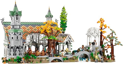LEGO Icons Der Herr Der Ringe: Bruchtal - Modellbau für Erwachsene - Kreatives Spielzeug mit 15 Minifiguren mit Gandalf, Legolas, Aragorn & Frodo - Kontruktionsspielzeug zum Sammeln - 10316