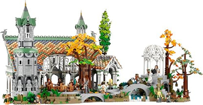 LEGO Icons Der Herr Der Ringe: Bruchtal - Modellbau für Erwachsene - Kreatives Spielzeug mit 15 Minifiguren mit Gandalf, Legolas, Aragorn & Frodo - Kontruktionsspielzeug zum Sammeln - 10316