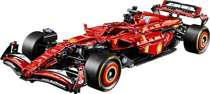 LEGO Technic Ferrari SF-24 F1 Rennauto – Sammlermodell im Maßstab 1:8 mit V6-Motor, Getriebe, Lenkung und DRS – Geschenkidee für Erwachsene, Männer und Frauen – Weihnachtsedition – 42207