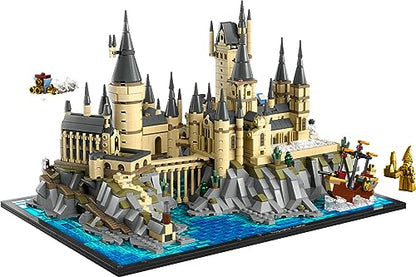 LEGO Harry Potter Schloss Hogwarts mit Schlossgelände - Set zum Sammeln für Erwachsene inkl. Hauptturm & Astronomieturm, Kammer des Schreckens & Architekt Minifigur - 76419