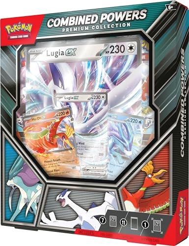 Pokémon-Sammelkartenspiel: Premium-Kollektion Combined Powers – englischsprachig (7 holografische Karten, 1 überdimensionale Karte & 11 Boosterpacks)