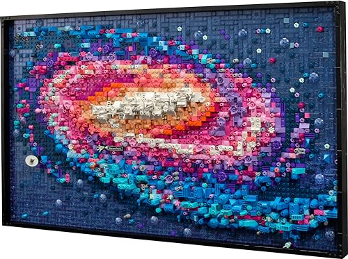 LEGO Art Die Milchstraßen-Galaxie, Wanddeko, Geschenk für Weltraum- und Astronomie-Fans, Bauset für Erwachsene, kreative Aktivität, Sonnensystem und Konstellationen, Wandkunst fürs Wohnzimmer 31212