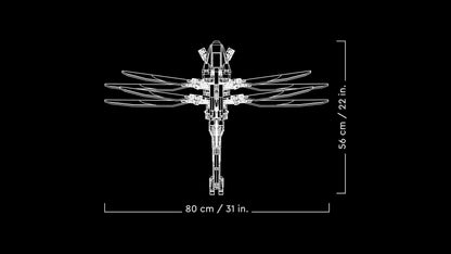 LEGO 10327 Icons Dune Atreides Royal Ornithopter, Set zum Sammeln für Erwachsene, Film-Geschenk für Männer, Frauen und Fans, Modell-Flugzeug mit 8 Figuren, darunter Paul Atreides und Baron Harkonnen