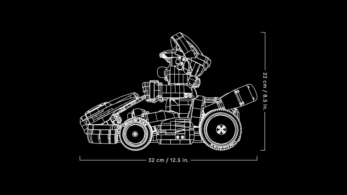 LEGO Super Mario: Mario Kart: Mario & Standard-Kart – Nintendo Figur und baubares Auto für Gaming-Fans – Sammlerstück für Erwachsene Gamer und Fans von Videospielen 72037