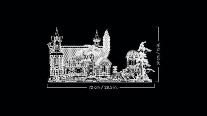 LEGO Icons Der Herr Der Ringe: Bruchtal - Modellbau für Erwachsene - Kreatives Spielzeug mit 15 Minifiguren mit Gandalf, Legolas, Aragorn & Frodo - Kontruktionsspielzeug zum Sammeln - 10316