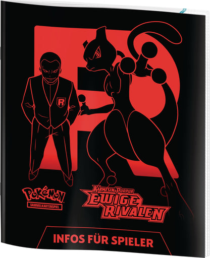 Pokémon-Sammelkartenspiel: Top-Trainer-Box Karmesin & Purpur – Ewige Rivalen (1 Vollbild-Promokarte, 9 Boosterpacks und Premium-Zubehör)