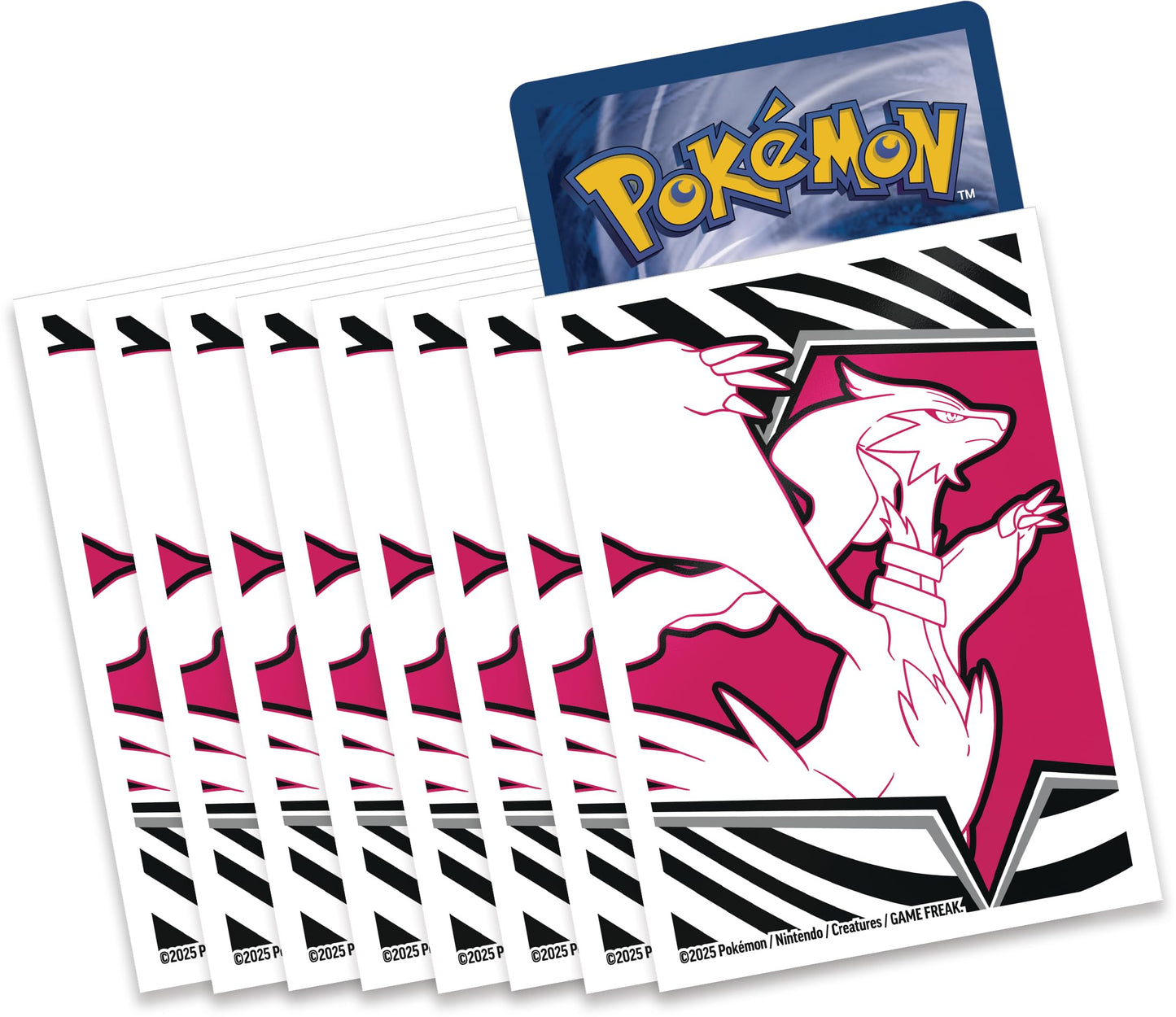 Pokémon-Sammelkartenspiel: Top-Trainer-Box Karmesin & Purpur – Weiße Flammen: Reshiram (1 Vollbild-Promokarte mit Boreos, 9 Boosterpacks & Premium-Zubehör)