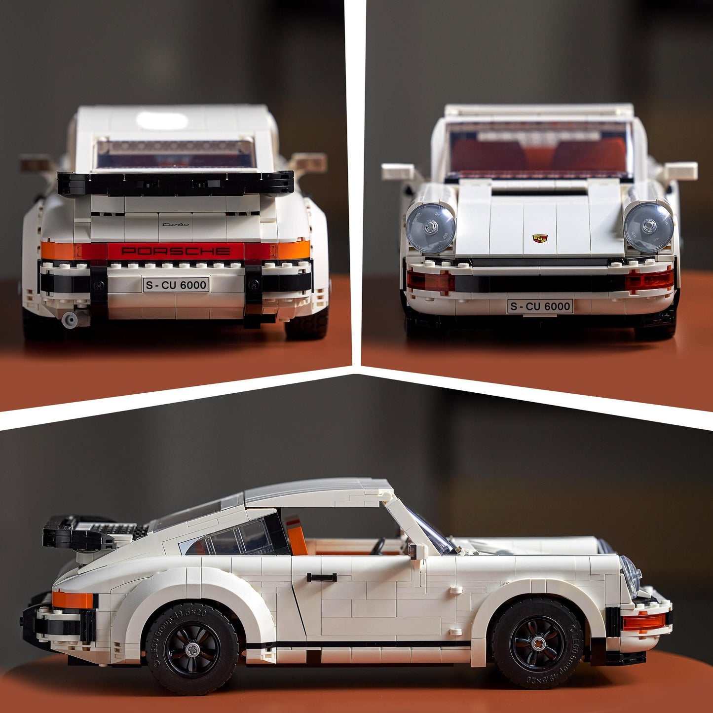 LEGO Icons Porsche 911 Modellauto für Erwachsene, Rennauto Modellbausatz zum Sammeln 10295