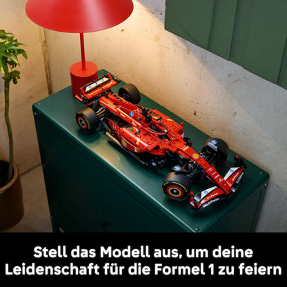 LEGO Technic Ferrari SF-24 F1 Rennauto – Sammlermodell im Maßstab 1:8 mit V6-Motor, Getriebe, Lenkung und DRS – Geschenkidee für Erwachsene, Männer und Frauen – Weihnachtsedition – 42207