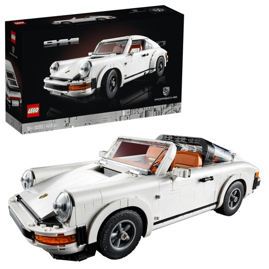 LEGO Icons Porsche 911 Modellauto für Erwachsene, Rennauto Modellbausatz zum Sammeln 10295