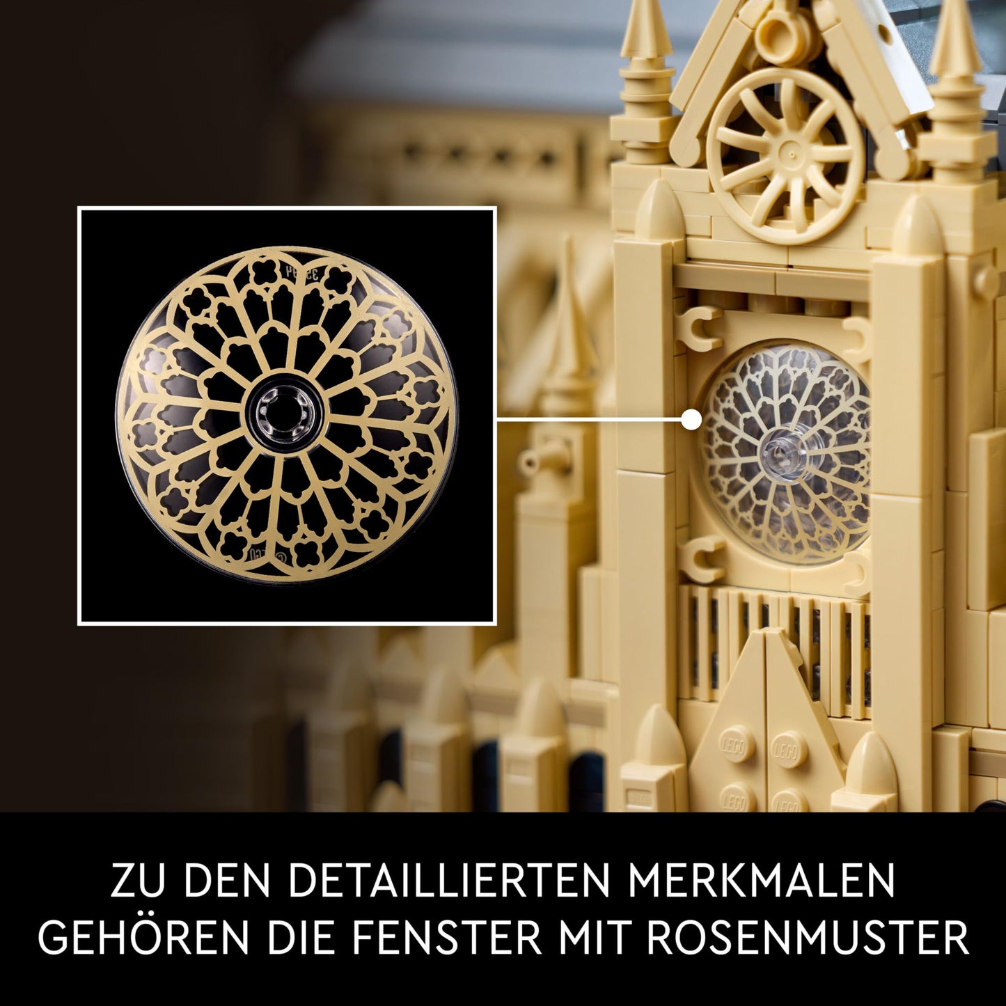 LEGO Architecture Notre-Dame de Paris, Sammlerstück für Erwachsene, Souvenir aus Frankreich, Geschenk für Frauen, Männer, Globetrotter und alle Geschichtsbegeisterten, architektonische Modellbau 21061