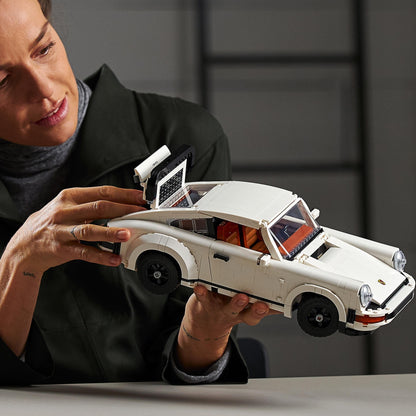 LEGO Icons Porsche 911 Modellauto für Erwachsene, Rennauto Modellbausatz zum Sammeln 10295