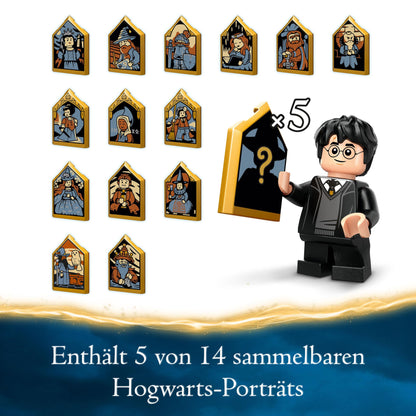LEGO Harry Potter Schloss Hogwarts: Die Große Halle, Zauberer-Spielzeug zum Sammeln, mit 11 Minifiguren, darunter auch Hermine Granger, magisches Geschenk für Jungen und Mädchen 76435