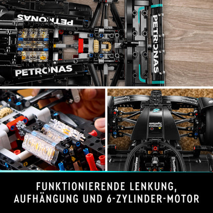LEGO Technic Mercedes-AMG F1 W14 E Performance Set für Erwachsene, Maßstabsgetreuer Rennwagen Modellbausatz, Sammlerstücke für Zuhause oder Büro, Formel 1 Geschenke für Männer, Frauen 42171